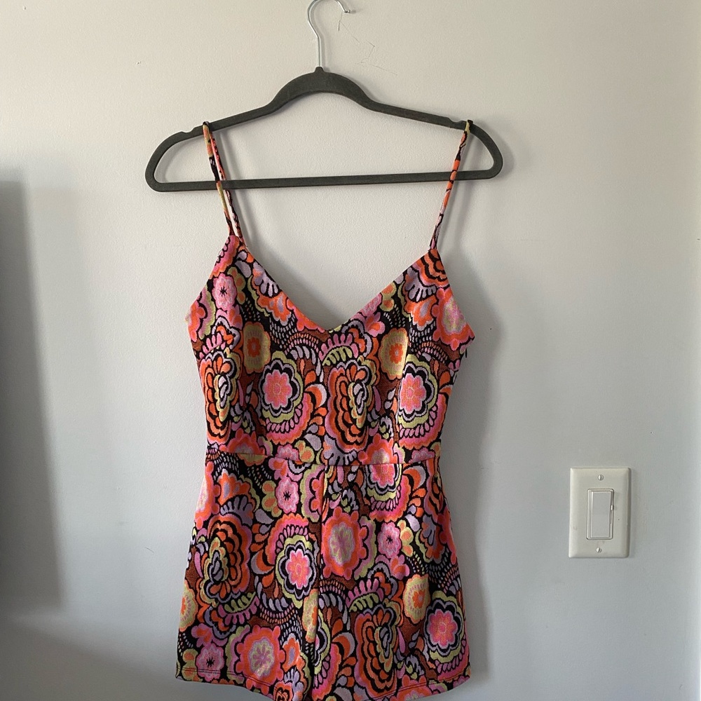 Zara floral summer romper, never worn
